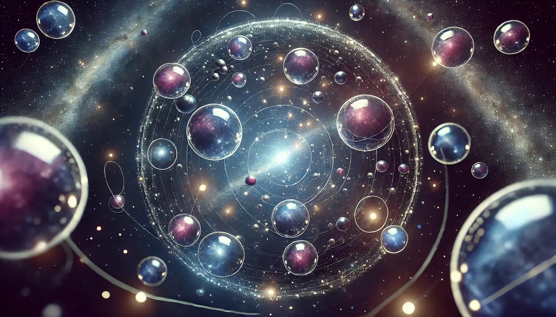 An artistic rendering of a mulitiverse. Image Credit: Curiosmos.
