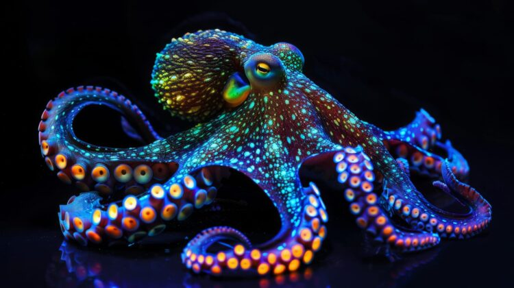 A photograph of a colorful octopus. YAYIMAGES/Curiosmos.