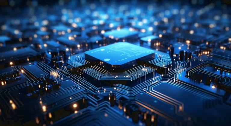 An illustration of a supercomputer core