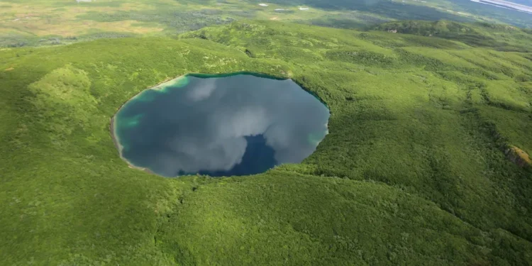 Savonoski Crater. Credit: National Park Service.