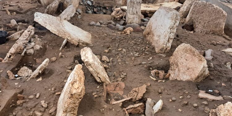 A photograph showing the underground necropolis. Image Credit: https://www.ufficiostampa.provincia.tn.it/