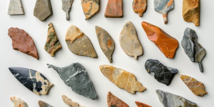 A photograph showing ancient tools. There are not of the discovery. Credit: YAYIMAGES.