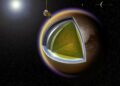 The layers of Saturn's moon Titan. Credit: NASA