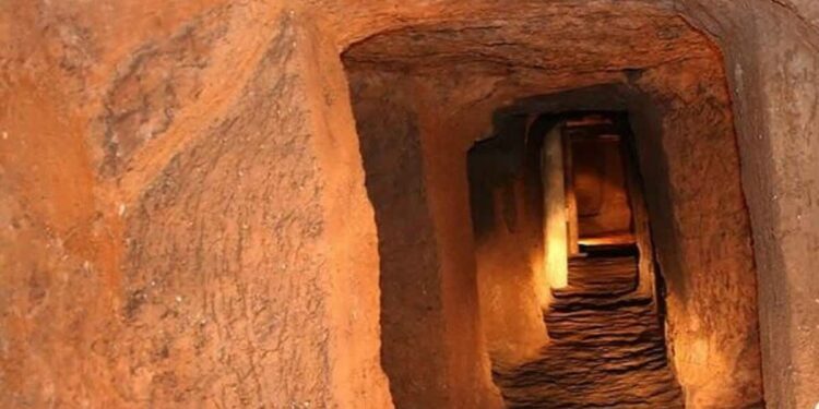 A photograph of the ancient underground city in Iran. Credit: Irna.ir.