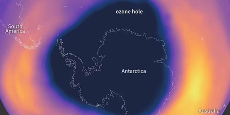 Ozone Hole. Credit: NOAA.