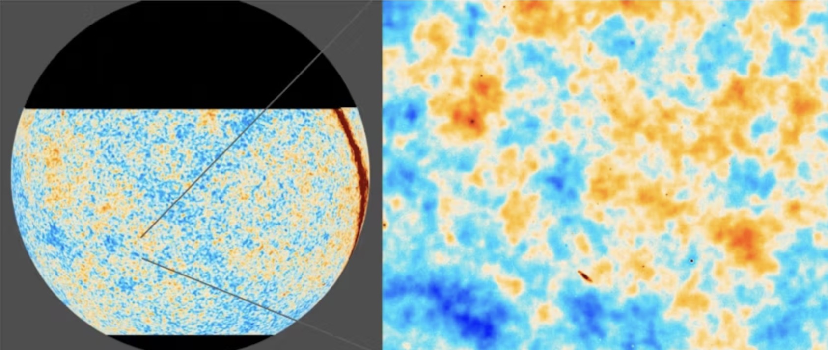 By examining the cosmic microwave background in unprecedented high definition, researchers have validated a straightforward model of the universe—effectively dismissing a wide range of competing theories.Credit: ACT Collaboration; ESA/Planck Collaboration.