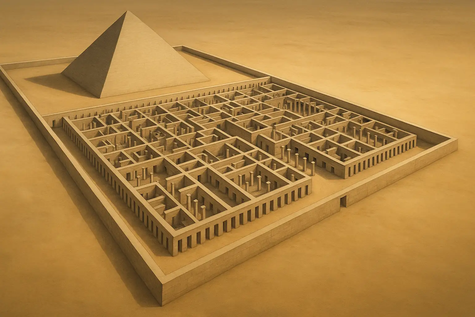 Herodotus described an Egyptian labyrinth