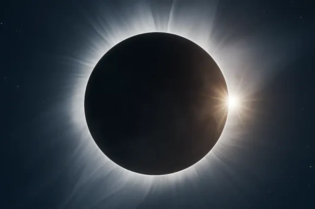 A solar eclipse.