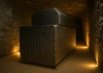 You’ve heard of Egypt’s pyramids — but not this hidden chamber of giant sarcophagi