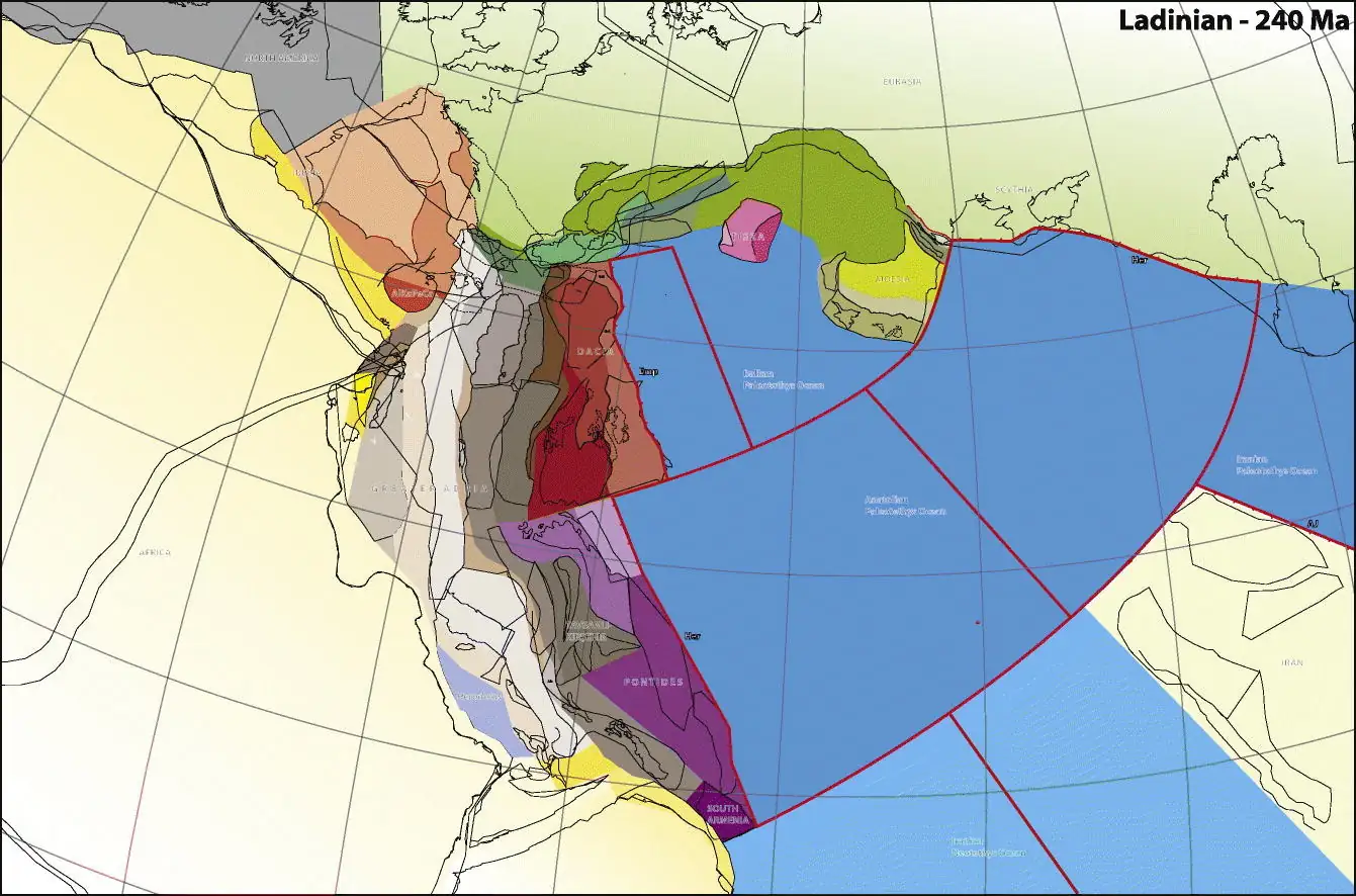 A forgotten continent? A fragment of North Africa that broke away over 200 million years ago eventually became the lost continent known as Greater Adria. Wikimedia Commons.