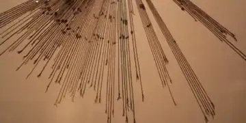 Inca quipu writing. An edxample of what Quipu look like. Wikimedia Commons.