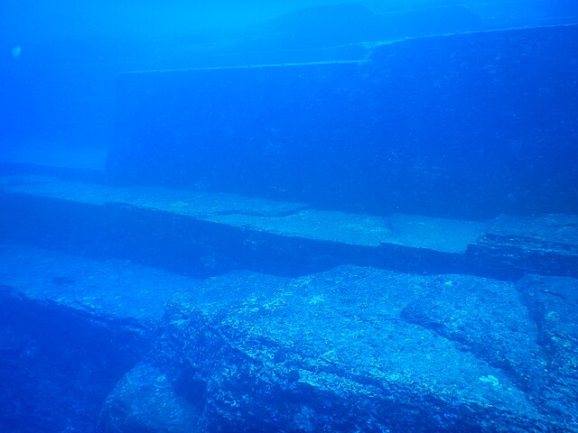 Another image of the Yonaguni monument. Wikimedia Commons.