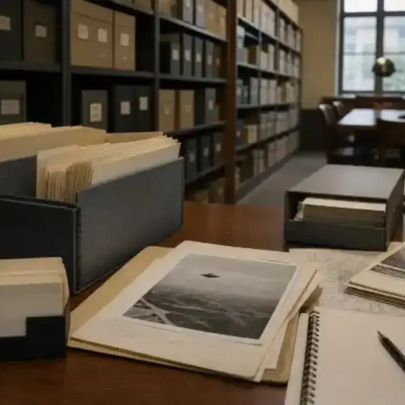 Archival illustration of UAP files and competing explanations
