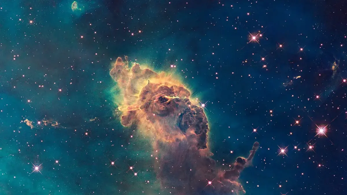 Illustration of a planetary nebula around a dying star