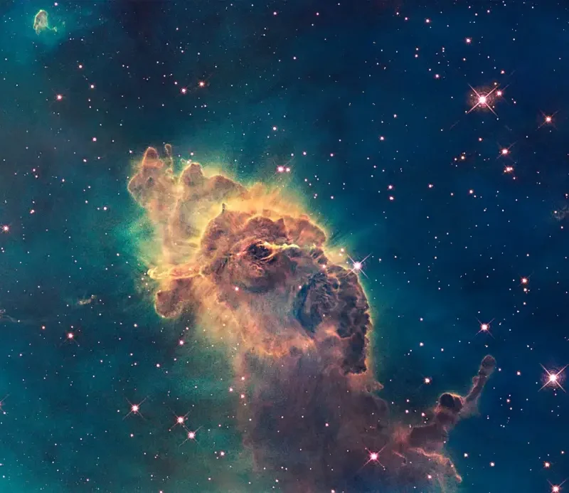 Illustration of a planetary nebula around a dying star