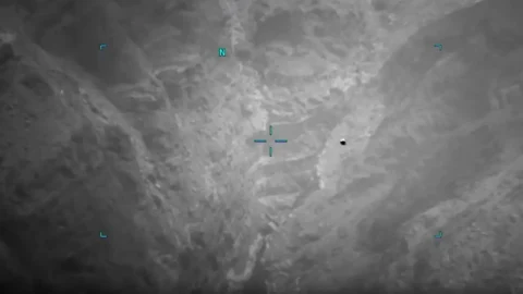 An unresolved UAP captured over the Middle East in footage recorded in 2023. (Image credit: PURSUE/DOW)