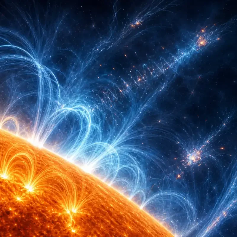 Solar corona and eruptive activity, representative image