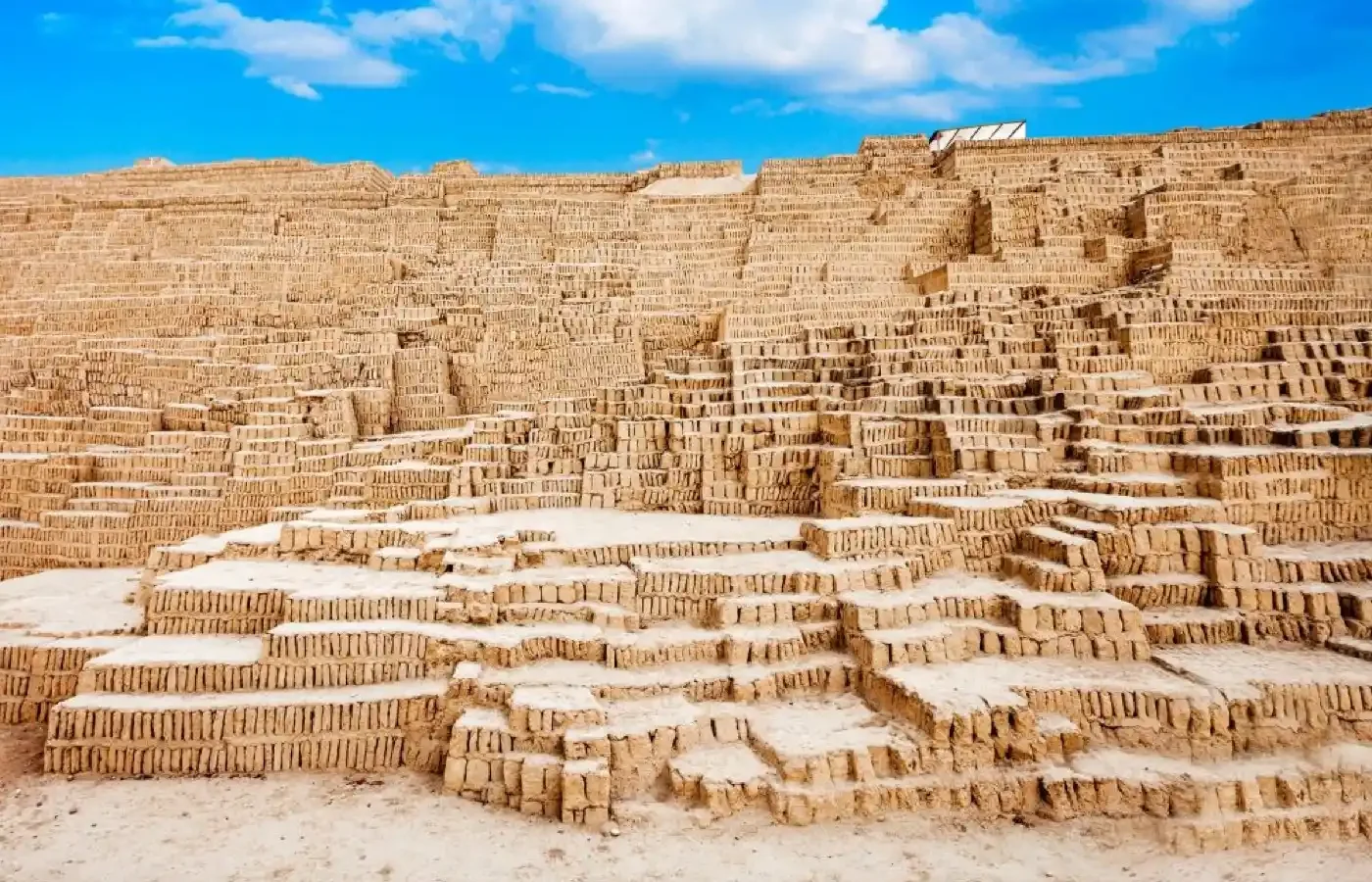 Huaca Pucllana archaeological pyramid in Lima's Miraflores district