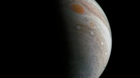 Jupiter's Great Red Spot photographed by a NASA spacecraft