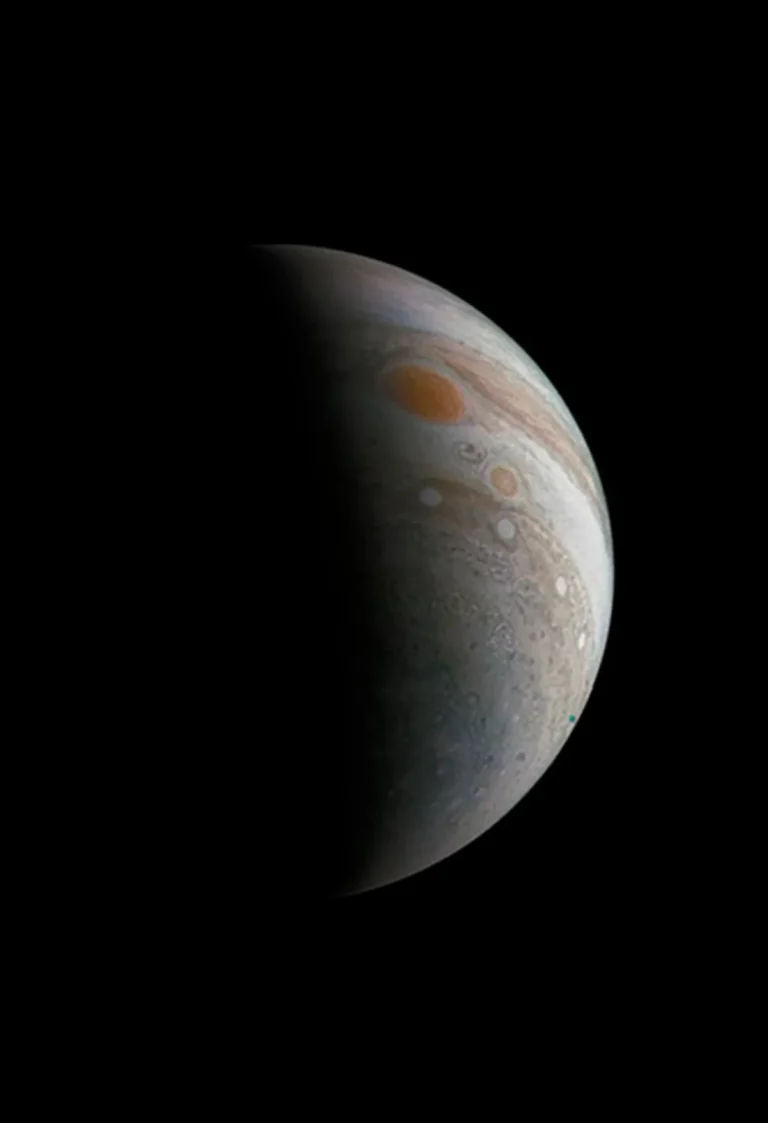Jupiter's Great Red Spot photographed by a NASA spacecraft