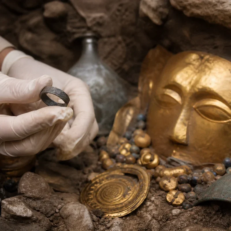 Bronze Age ring made from meteoritic iron