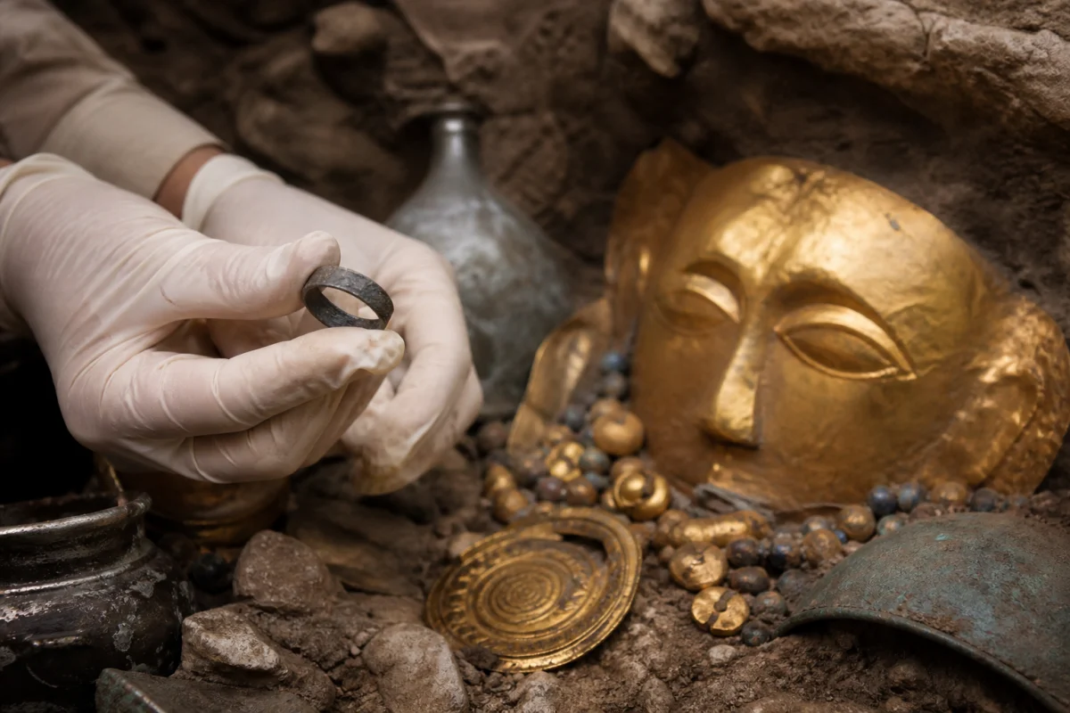 Bronze Age ring made from meteoritic iron