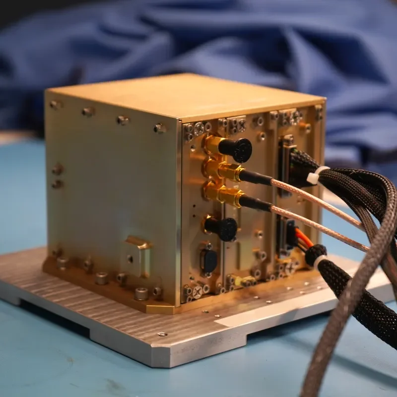 NavCube3-mini navigation receiver in NASA's Space Navigation Laboratory