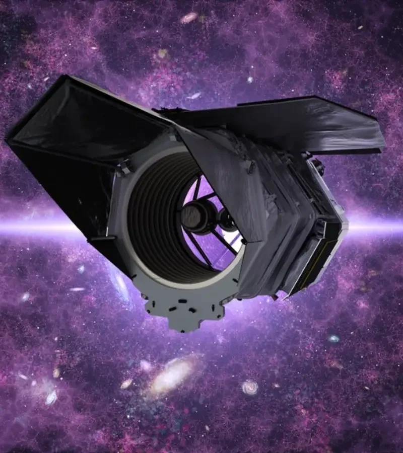 Artist impression of the Nancy Grace Roman Space Telescope.