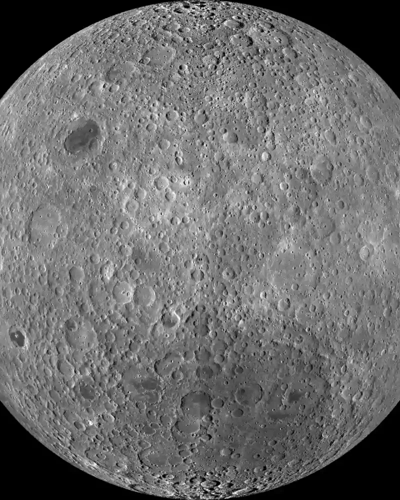 NASA view of the Moon's far side from the Lunar Reconnaissance Orbiter
