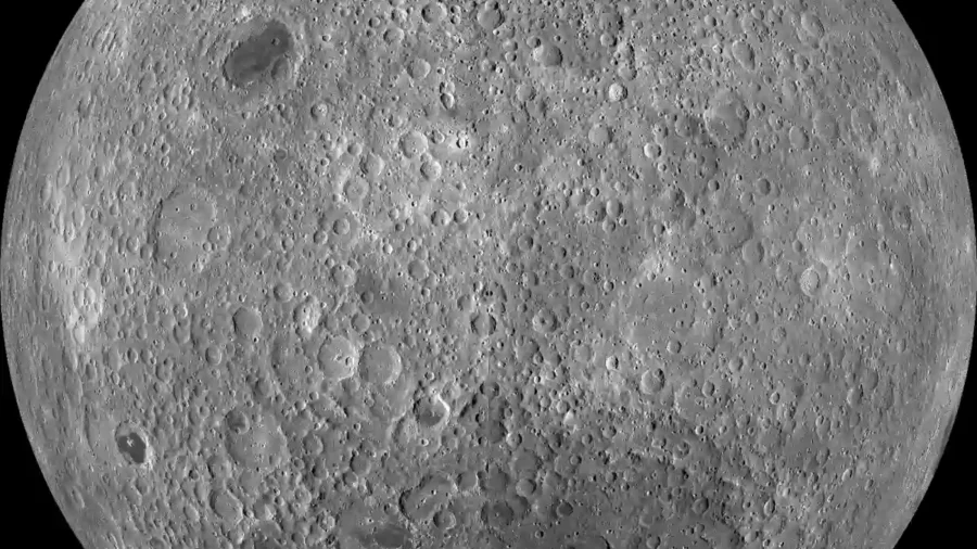 NASA view of the Moon's far side from the Lunar Reconnaissance Orbiter
