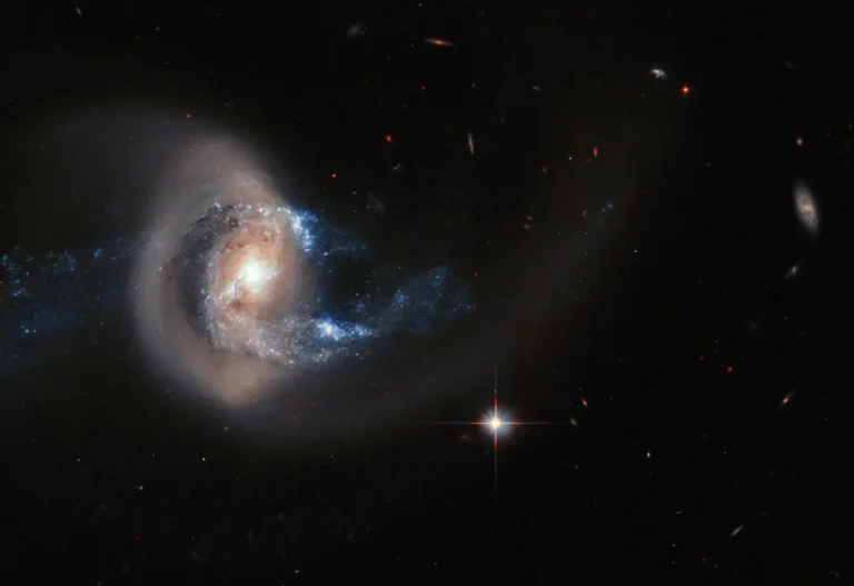 Hubble image of the interacting galaxy NGC 7714