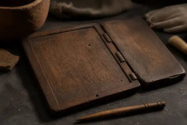 Roman wooden writing tablet from Tongeren