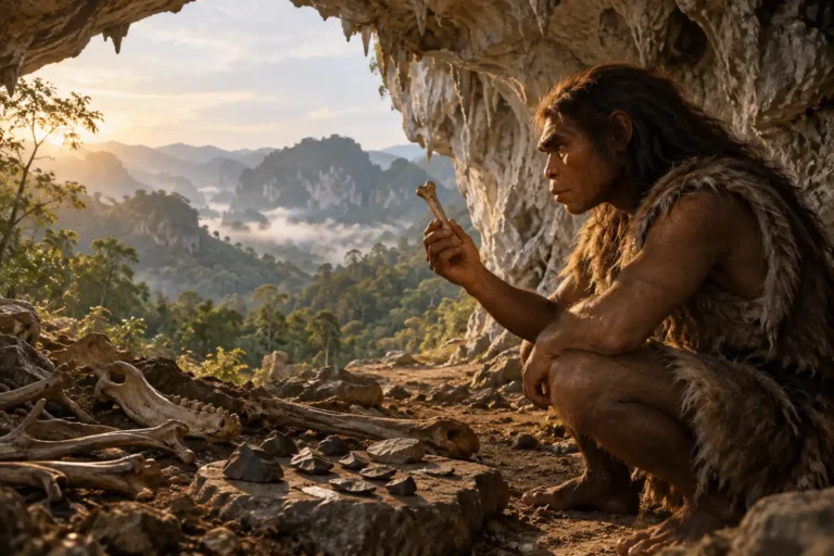 Editorial reconstruction of a Denisovan at Bianfu Cave in Yunnan, China