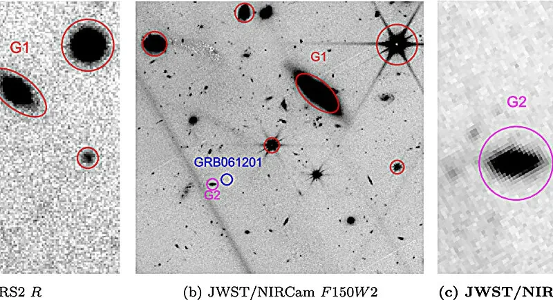 JWST and VLT views of the candidate host galaxy near GRB 061201