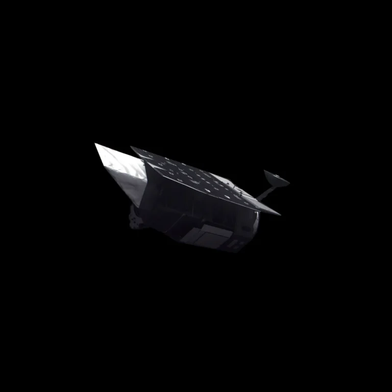 Artist’s concept of NASA’s Nancy Grace Roman Space Telescope in space
