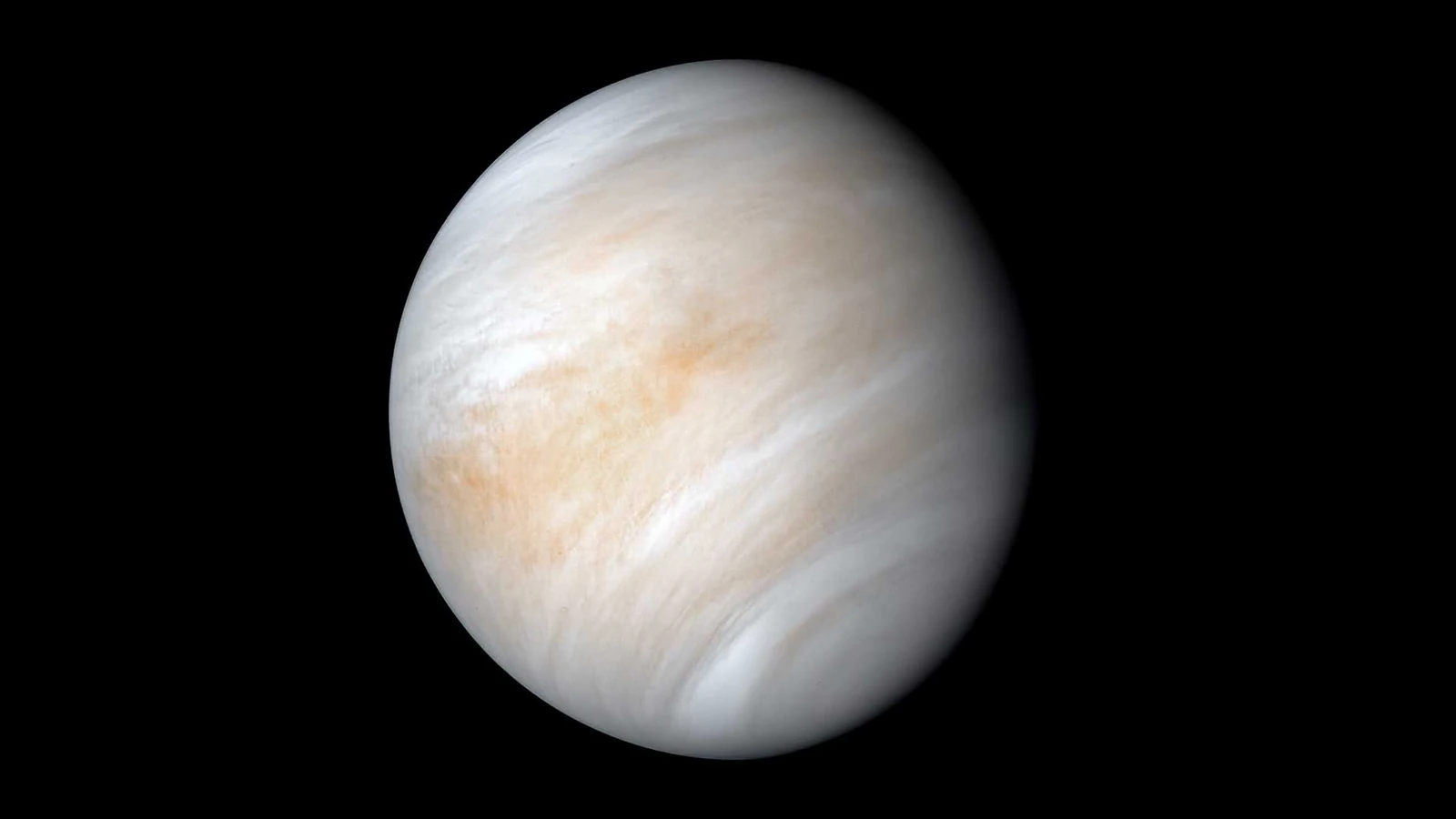 Mariner 10 view of Venus with its thick cloud cover