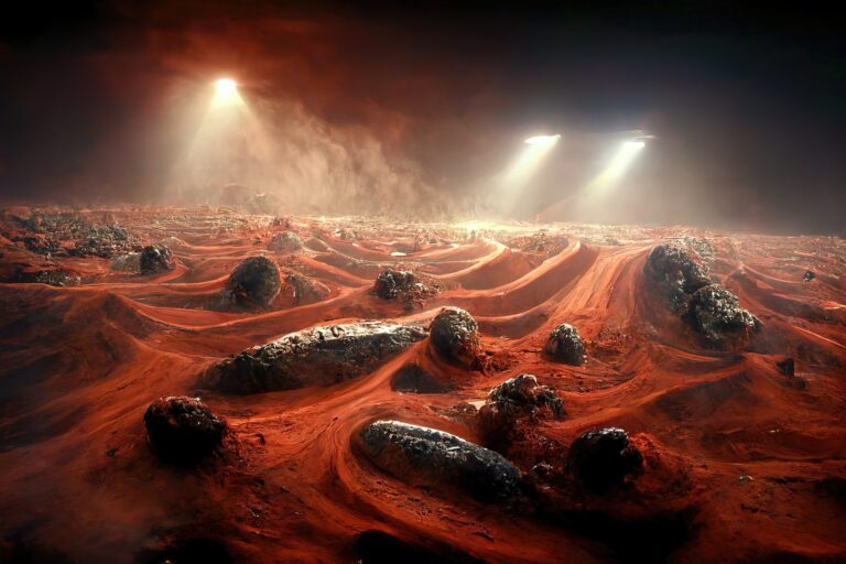 Mars, accompanying the original report on Martian cloud patterns.