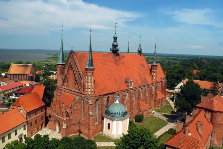 Frombork Cathedral seen from the neighbouring tower.
